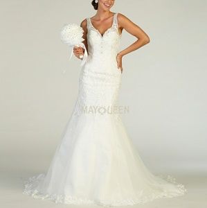 New wedding gown, mermaid bridal dress